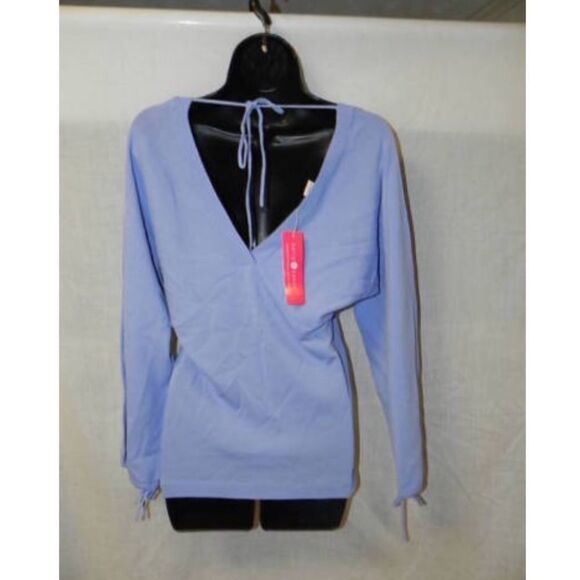 Belly Basics XS Maternity Blouse Purple Womens NWT - Picture 2 of 3